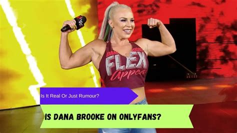 dana brooke fantime leak|Ex WWE Star Dana Brooke Creates Hype with Jaw.